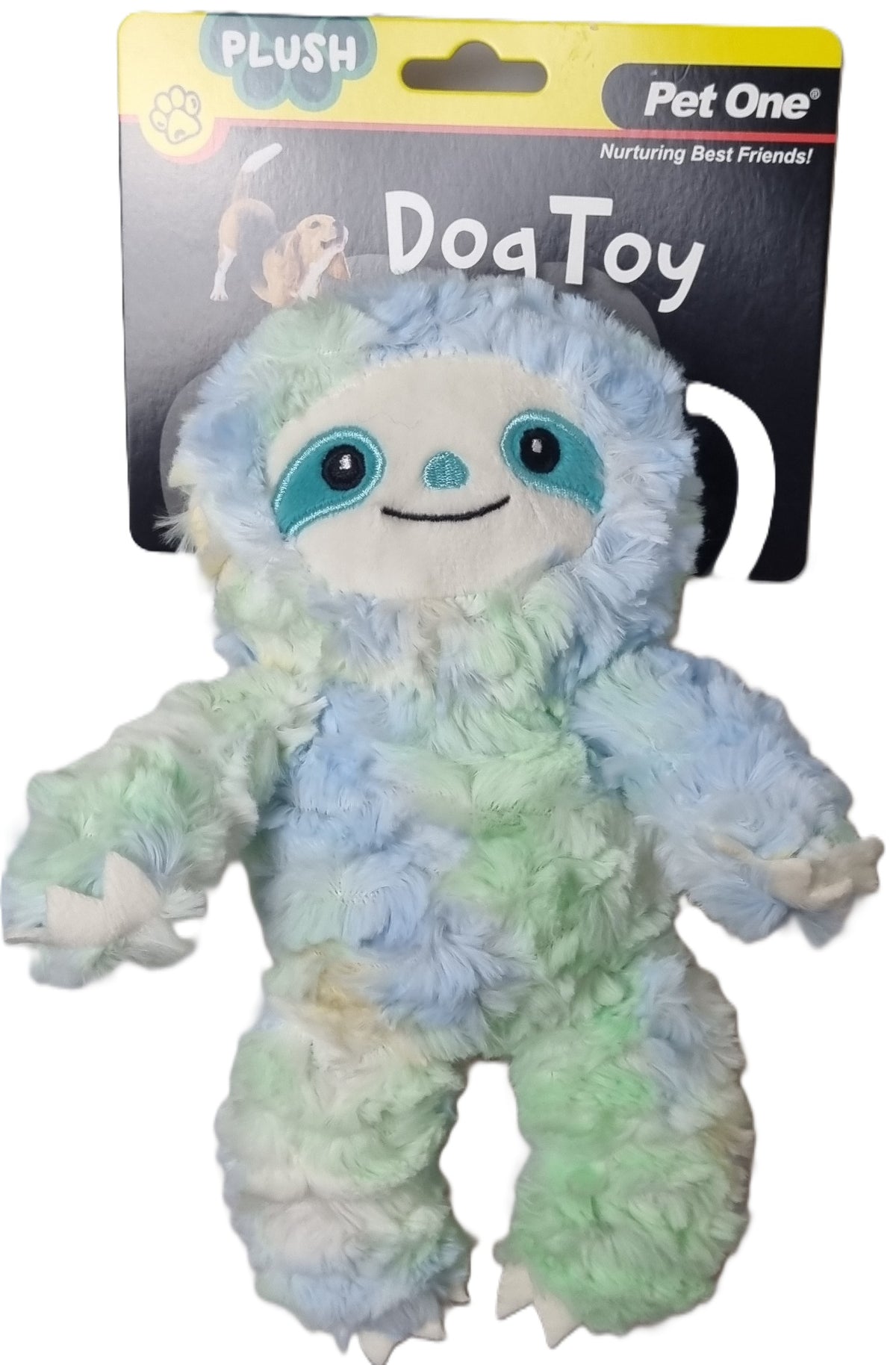 Pet One - Dog Toy - Plush Squeaky - Sloth 23cmH