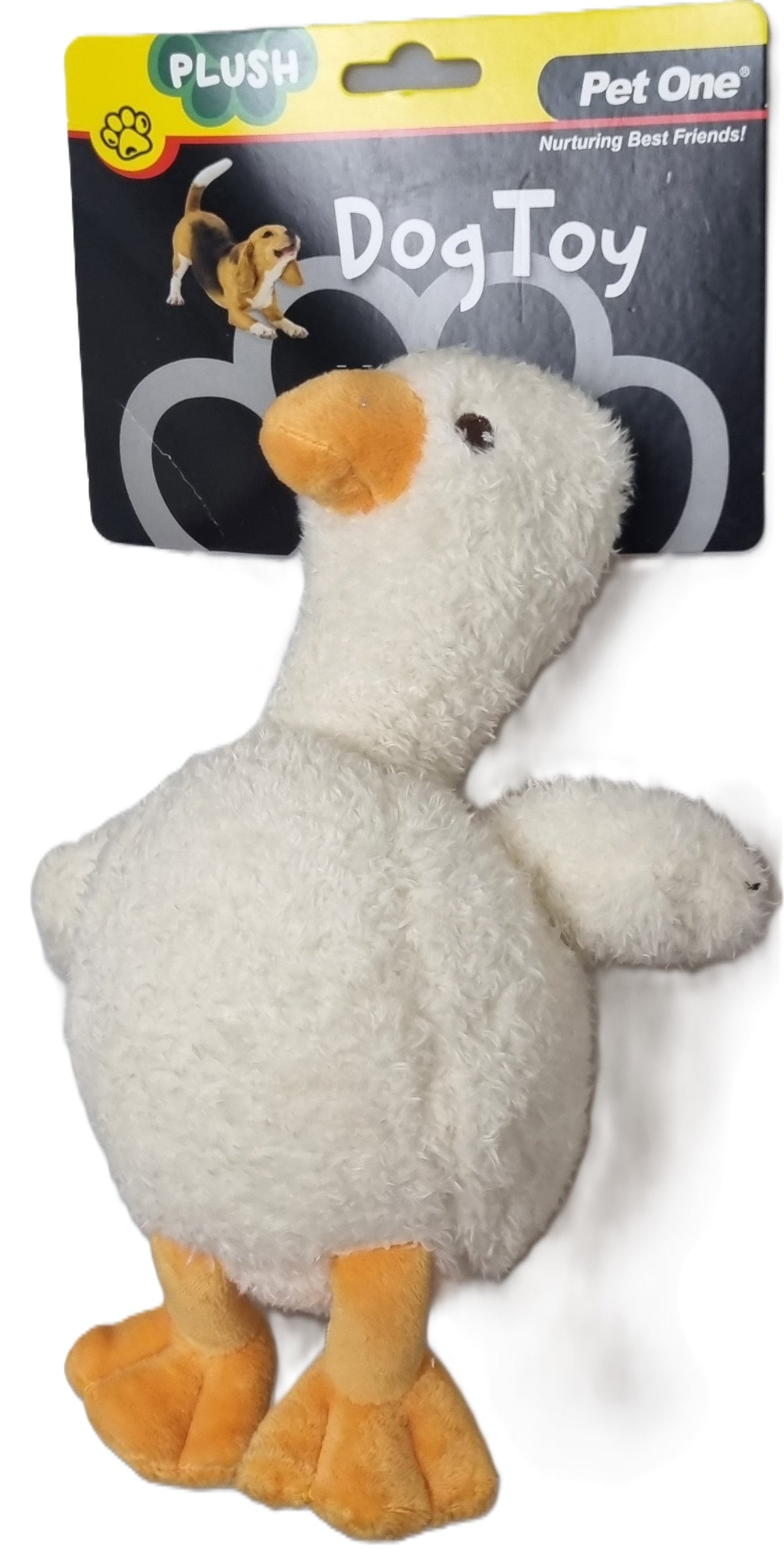 Pet One - Dog Toy - Plush Squeaky - Crinkle Goose 22cmH
