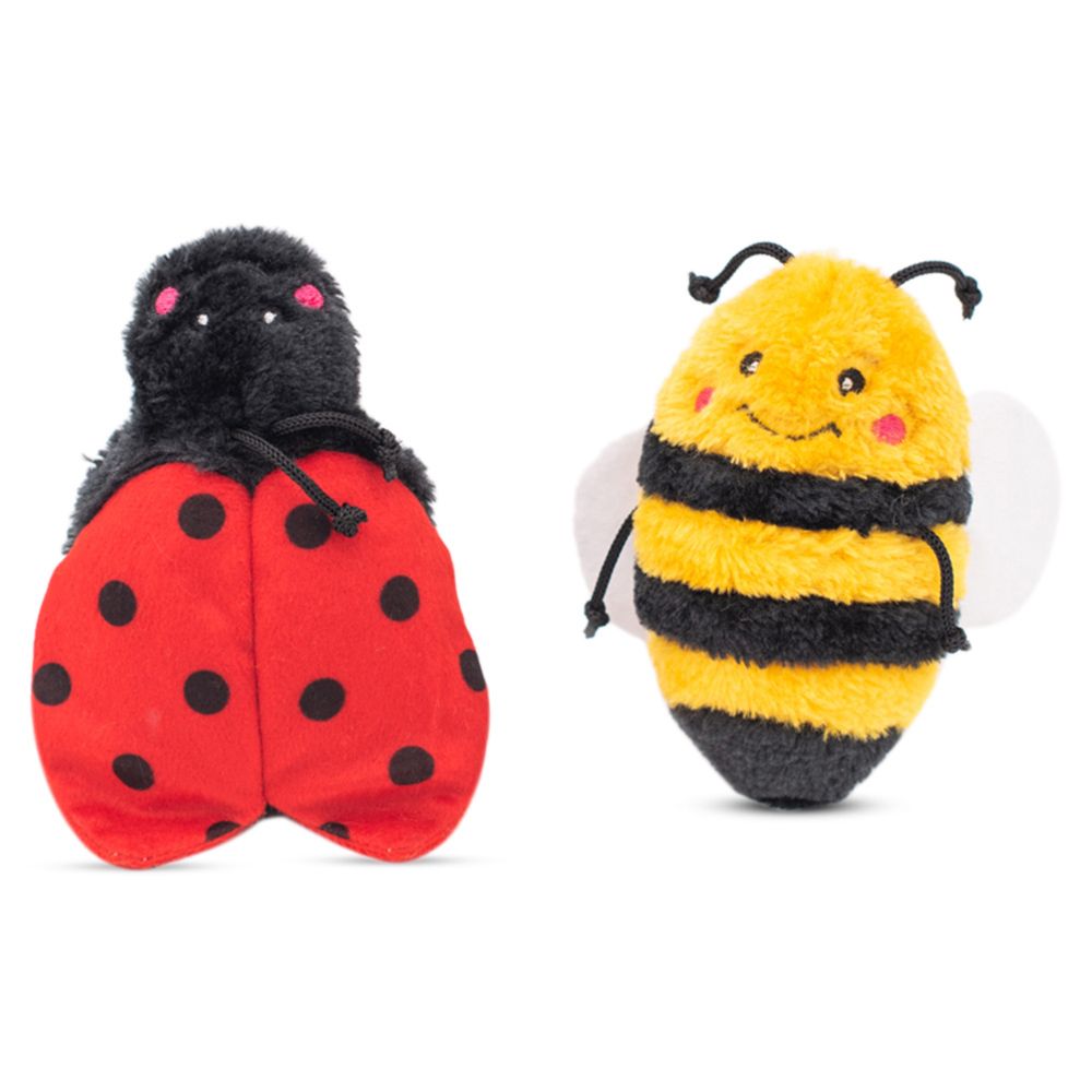 Zippy Paws - Crinkle Bee & Ladybug - 2 Pack