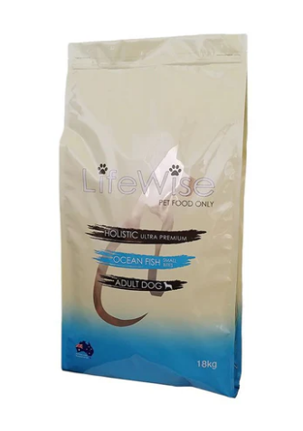 LifeWise Adult Dog Large Bites Ocean Fish Rice & Vegetables 18kg