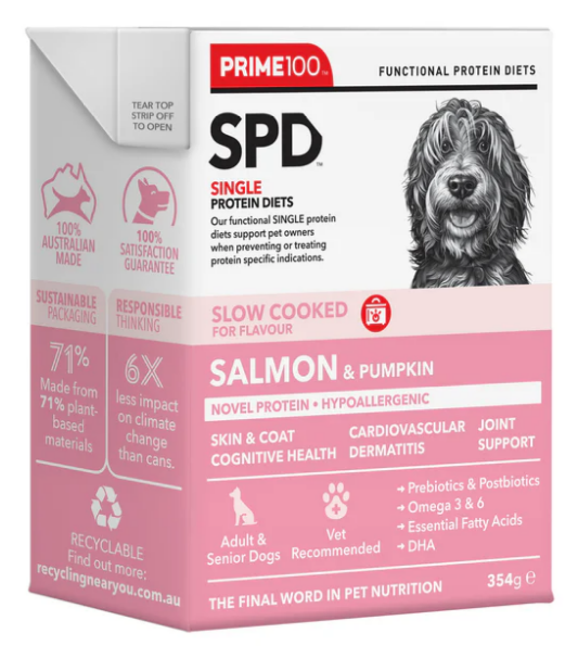 Prime 100 SPD Slow Cooked - Salmon & Pumpkin - 354g