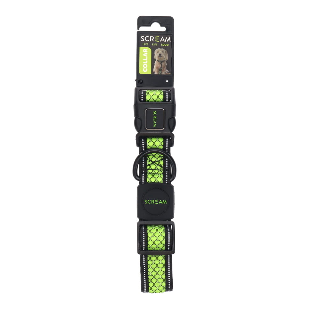 Scream Reflective Adjustable Collar 3.2cm x 42-66cm L