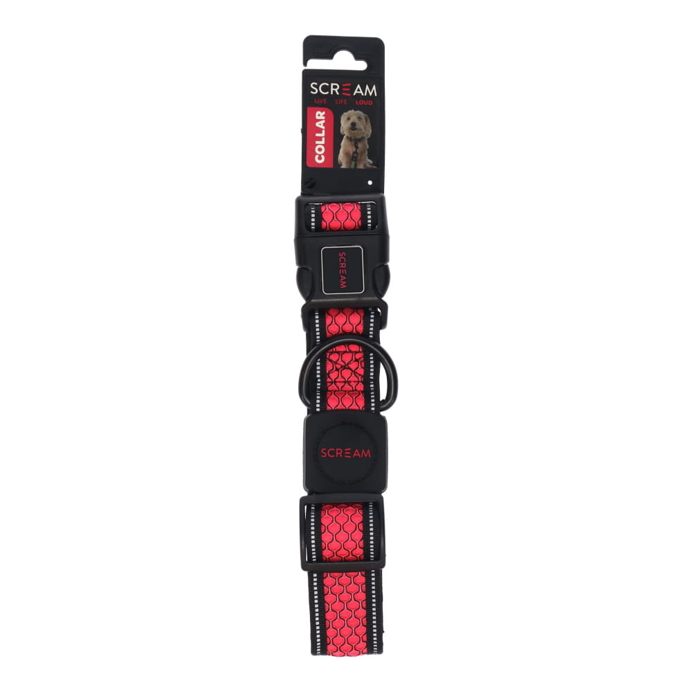 Scream Reflective Adjustable Collar 3.2cm x 42-66cm L