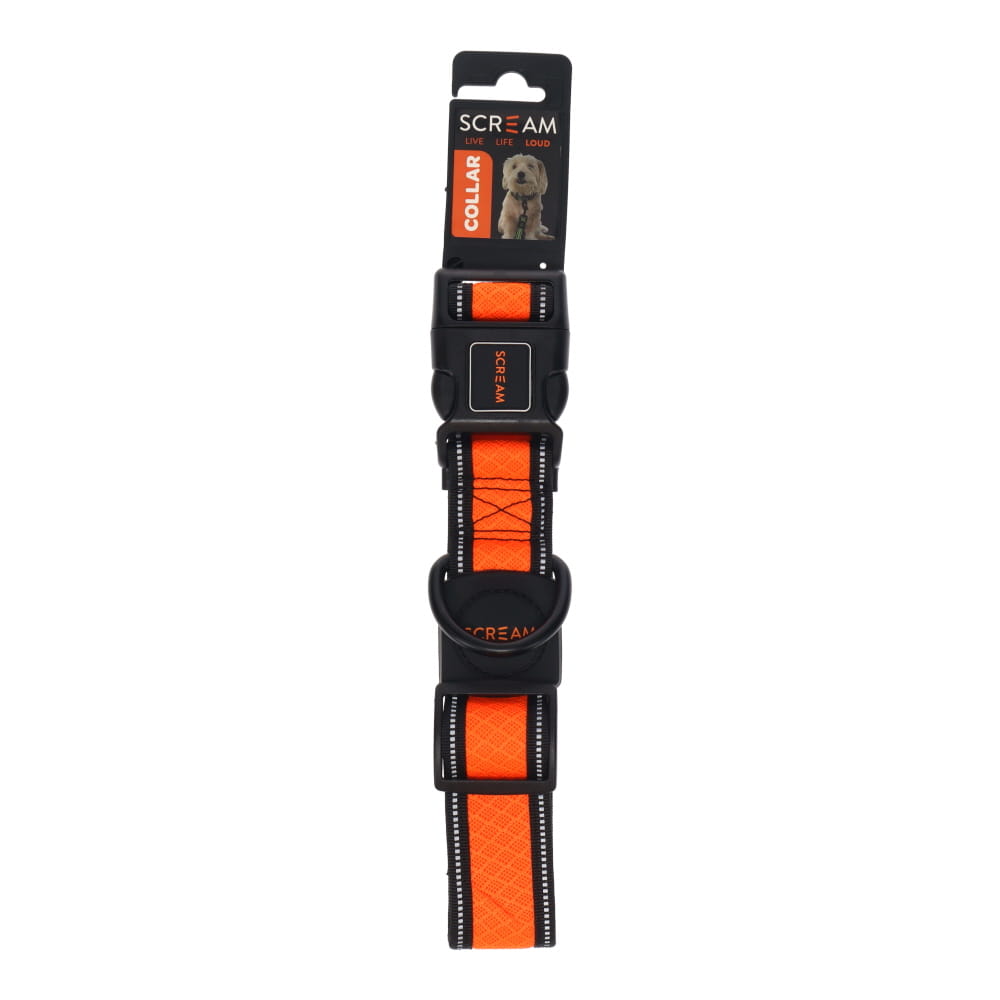 Scream Reflective Adjustable Collar 3.2cm x 42-66cm L