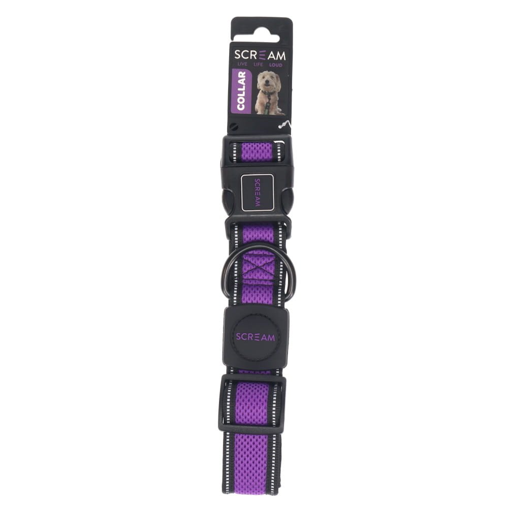 Scream Reflective Adjustable Collar 3.2cm x 42-66cm L