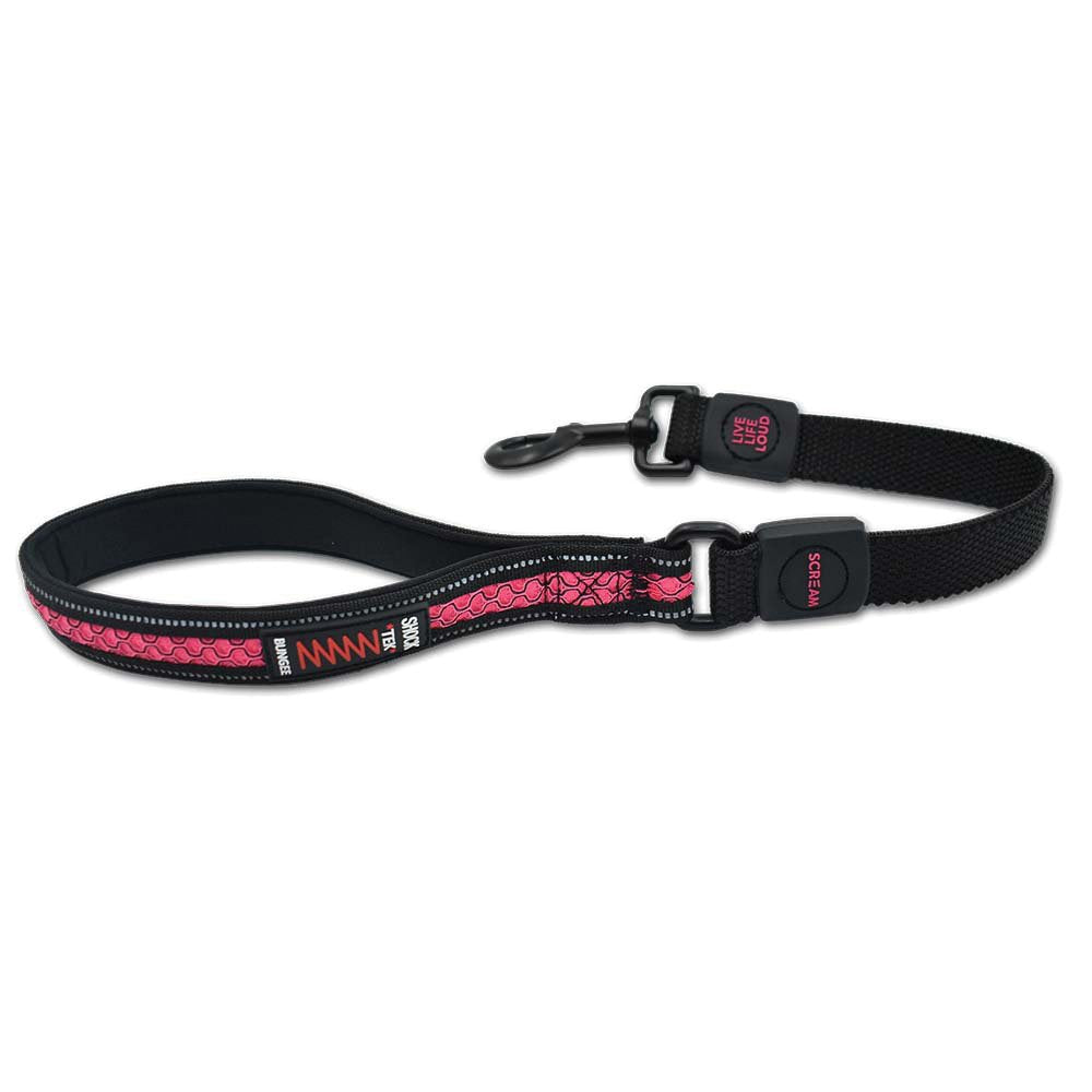 Scream Reflective Bungee Leash with Padded Handle 2.5cm x 55cm