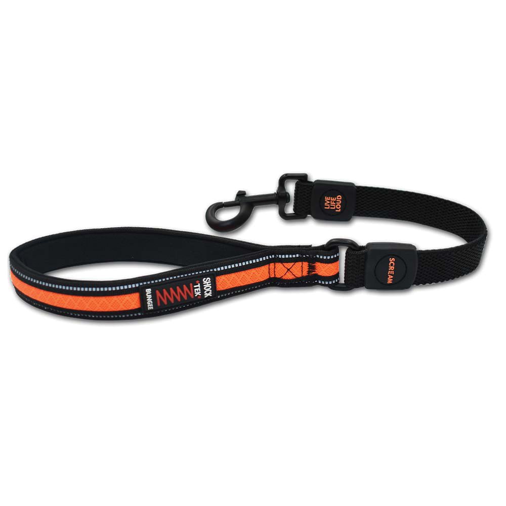 Scream Reflective Bungee Leash with Padded Handle 2.5cm x 55cm