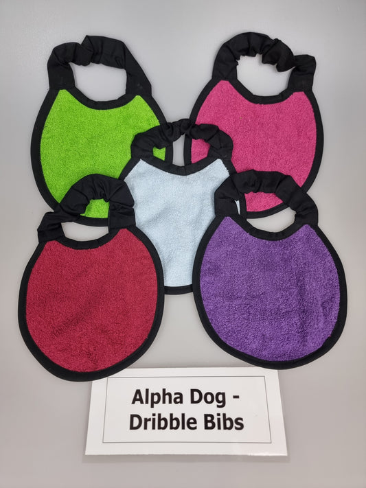 Alpha Dog Puppy / Small Dogs Dribble Bibs