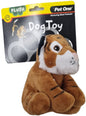 Pet One - Dog Toy - Plush Squeaky - Tiger 15cmH