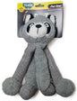 Pet One - Dog Toy - Plush Squeaky - Racoon Long Legs 26.7cm