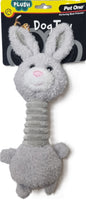 Pet One - Dog Toy - Plush Squeaky - Bunny Long Neck 21.6cm