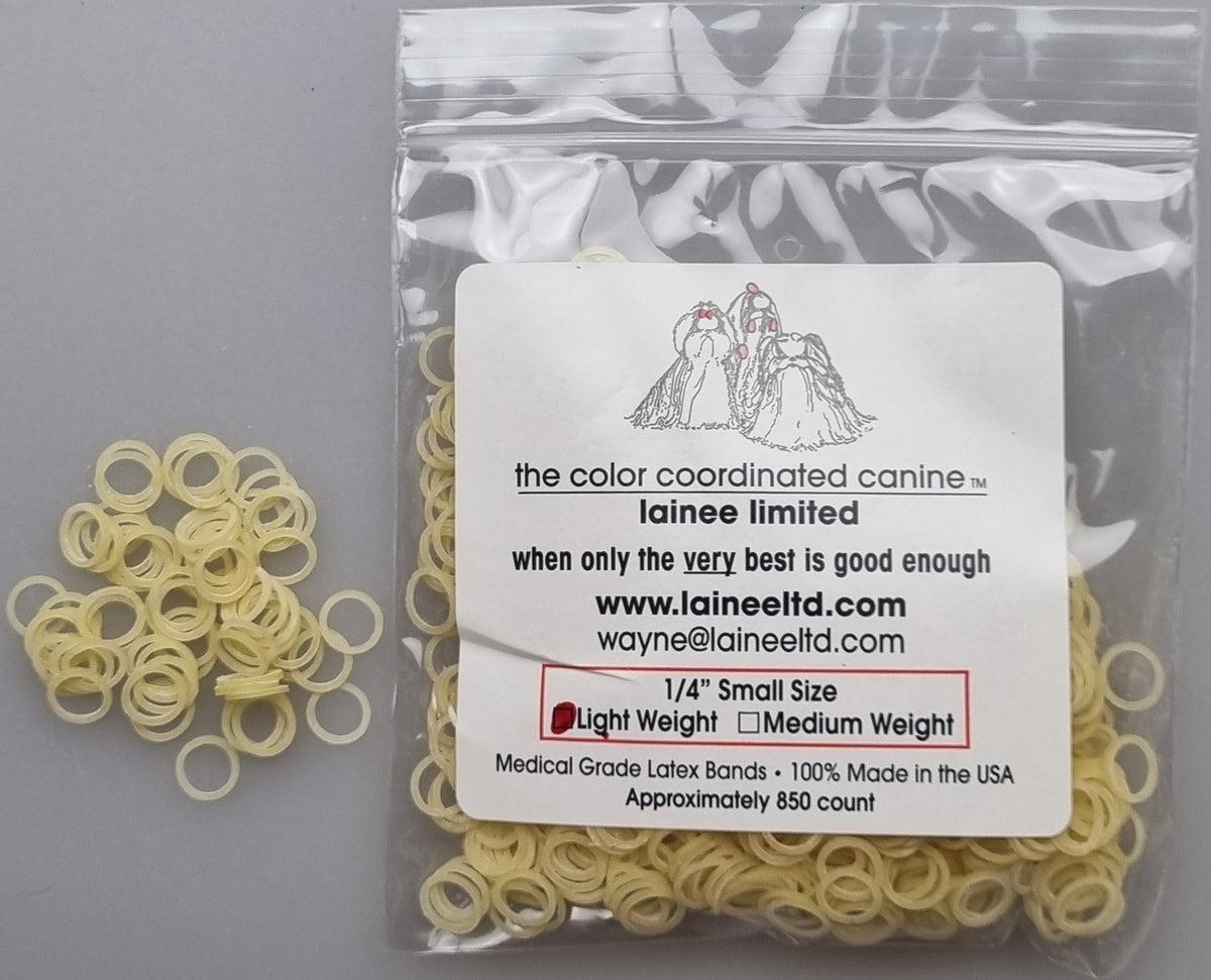 Lainee - Latex Bands - Small - Lightweight - 1/4"