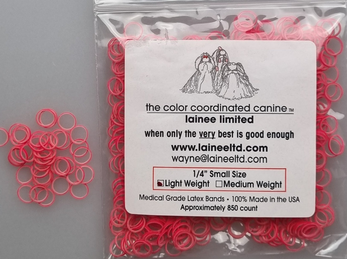 Lainee - Latex Bands - Small - Lightweight - 1/4"