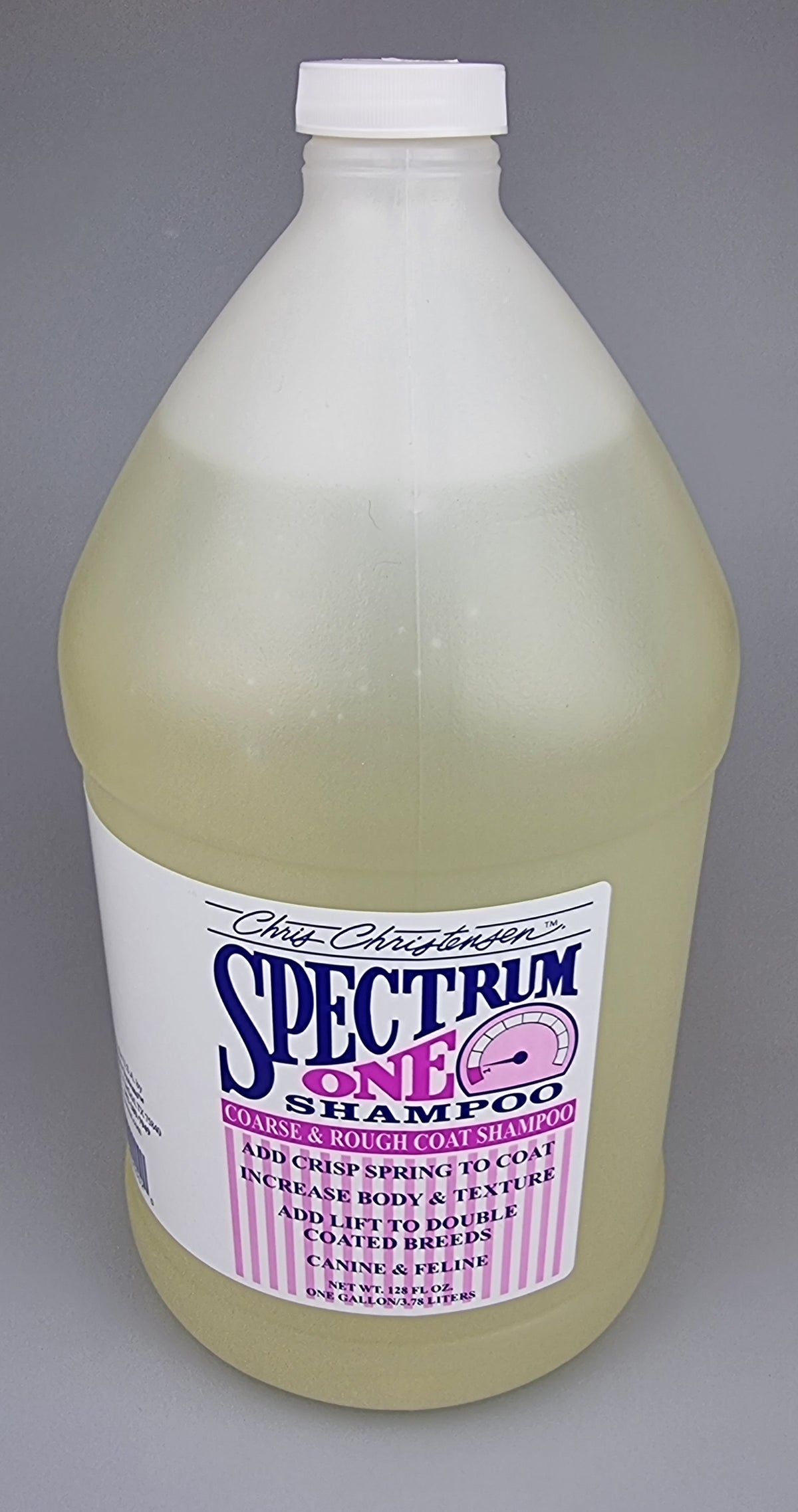 Chris Christensen Spectrum One Shampoo for Coarse & Rough Coats 128oz