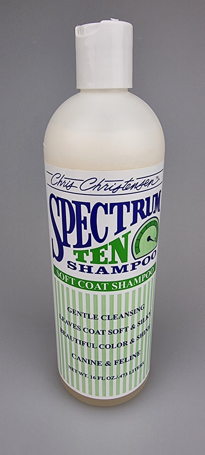 Chris Christensen Spectrum Ten Shampoo for Soft & Smooth Coats 16oz