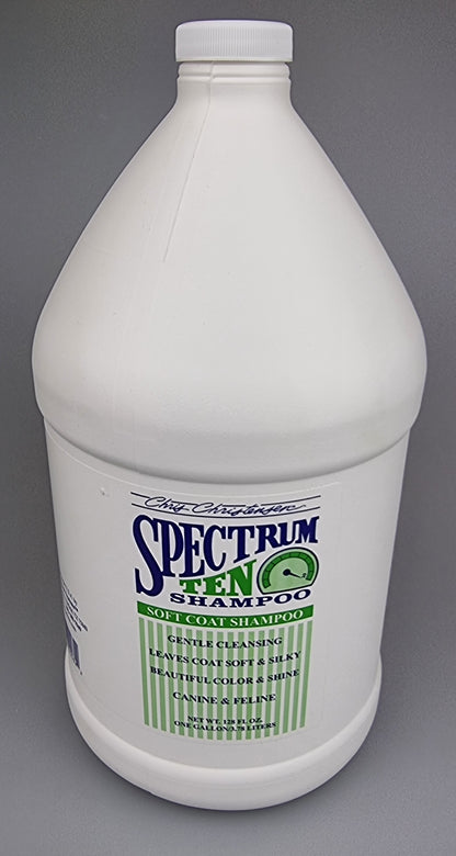 Chris Christensen Spectrum Ten Shampoo for Soft & Smooth Coats 128oz