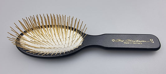 Chris Christensen Gold Series Oval Gold Pin Brush 27mm