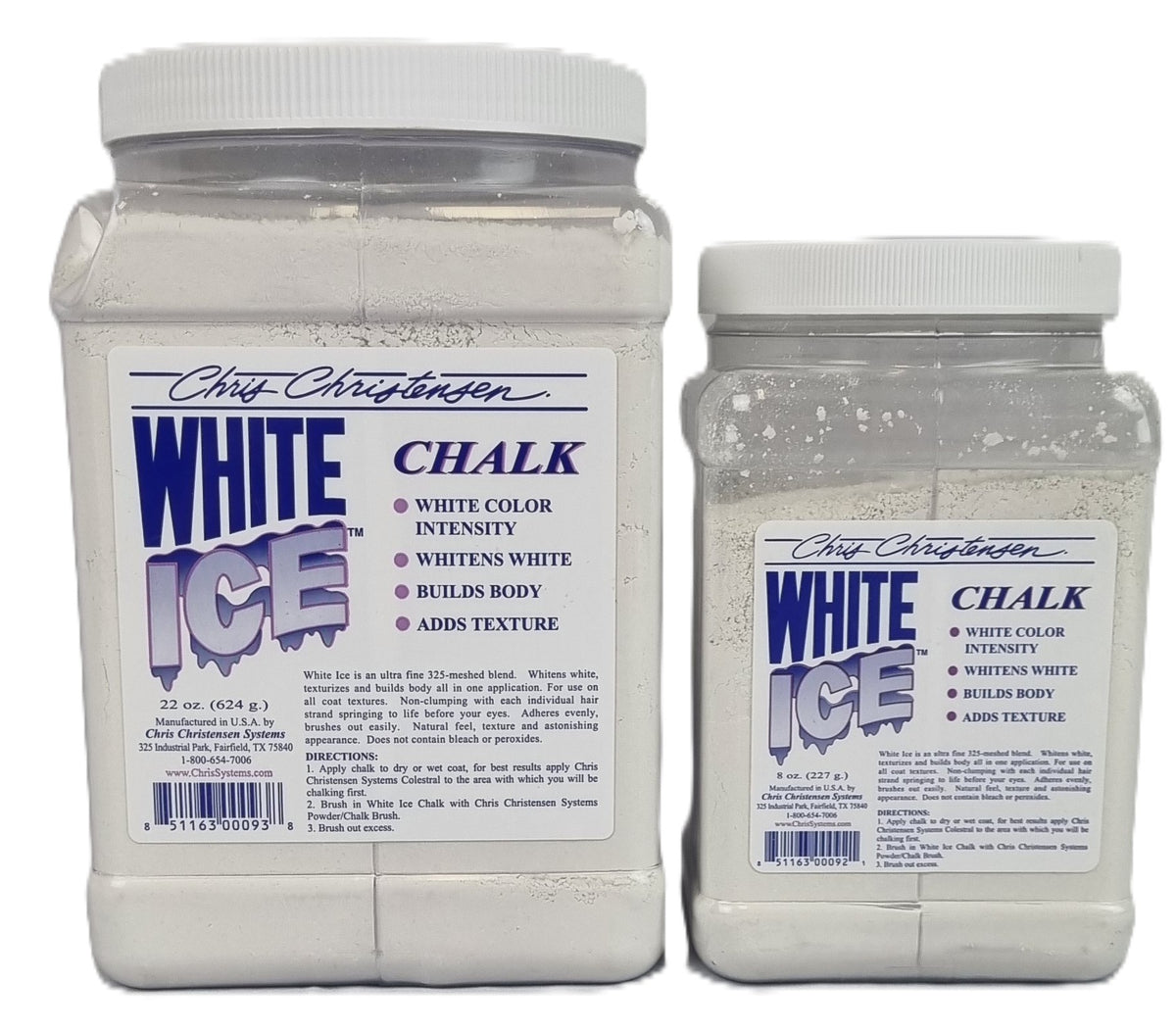 Chris Christensen White Ice Chalk 8oz