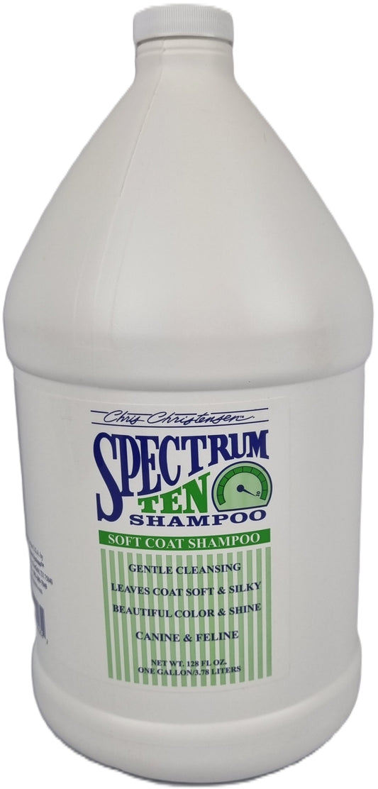 Chris Christensen Spectrum Ten Shampoo for Soft & Smooth Coats 128oz
