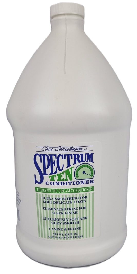 Chris Christensen Spectrum Ten Conditioner for Soft & Smooth Coats 128oz