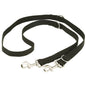 Prestige - FLAT NYLON BENCH LEASH Black (1" x 6' Long) 183cm