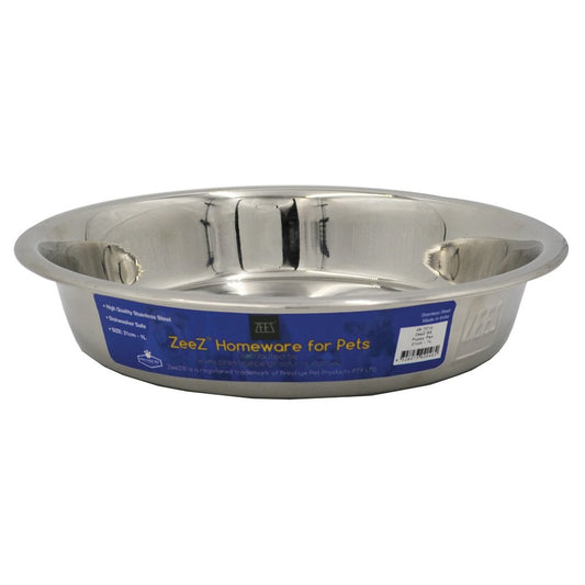 STAINLESS STEEL PUPPY PAN 1L (20cm Diameter, 3.5cm Deep)