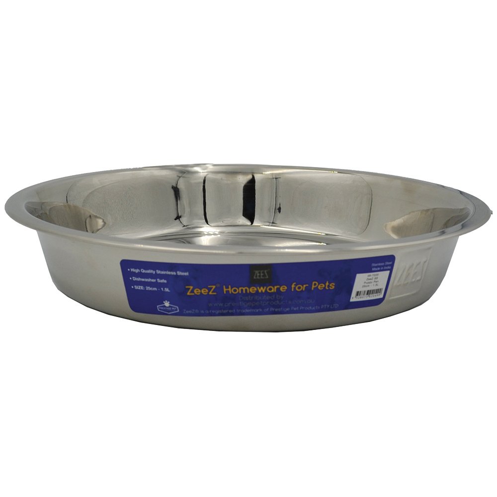 STAINLESS STEEL PUPPY PAN 1.5L (25cm Diameter, 4cm Deep)