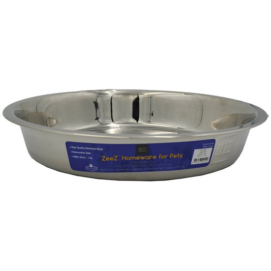 STAINLESS STEEL PUPPY PAN 1.5L (25cm Diameter, 4cm Deep)
