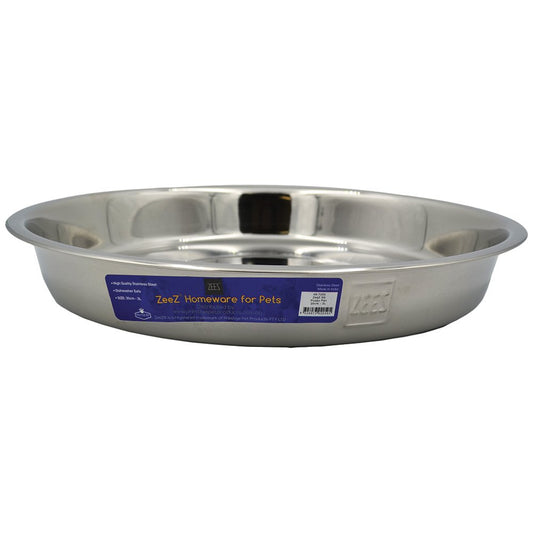 STAINLESS STEEL PUPPY PAN 3L (35cm Diameter, 5cm Deep)