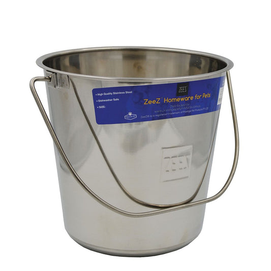 STAINLESS STEEL ROUND BUCKET PAIL 8.5L