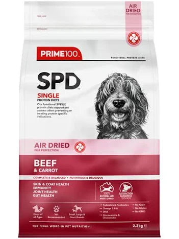 Prime 100 SPD Air Dried - Beef & Carrot 120g