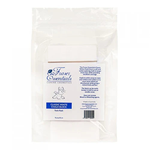 Fraser Essentials Classic White Chalk Block 2 Pack