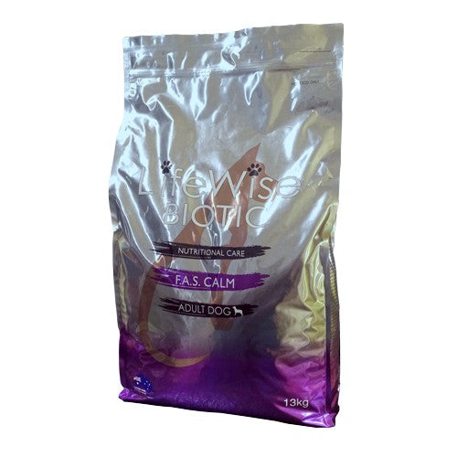 Lifewise Adult Dog Biotic FAS Calm with Fish, Lamb, Rice, Oats 13kg