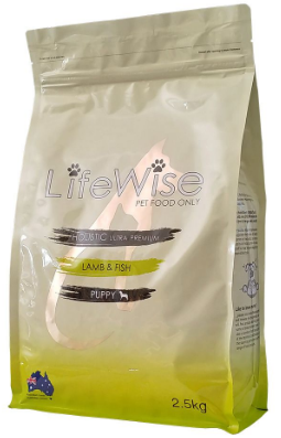 LifeWise Puppy Stage 2 Lamb Fish Rice Oats & Vegetable 2.5kg