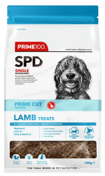 Prime 100 SPD Prime Cut - Lamb Treats - 100g
