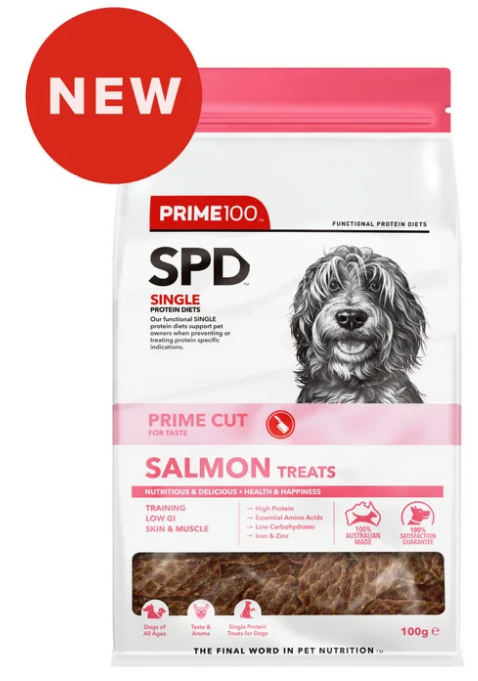 Prime 100 SPD Prime Cut - Salmon Treats - 100g