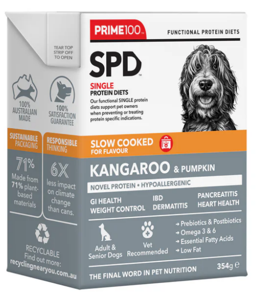 Prime 100 SPD Slow Cooked - Kangaroo & Pumpkin - 354g