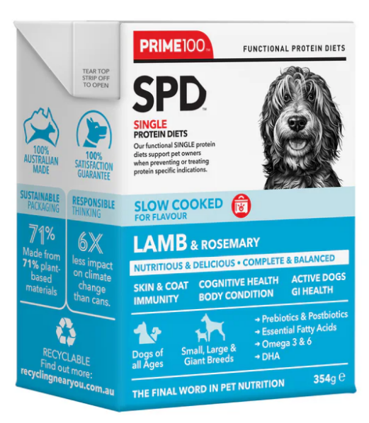Prime 100 SPD Slow Cooked - Lamb & Rosemary - 354g